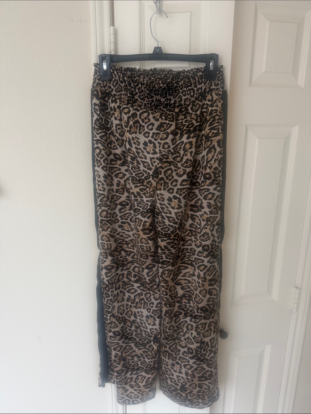 INC International Concepts Leopard Print Wide-Leg Pants in Brown and Black